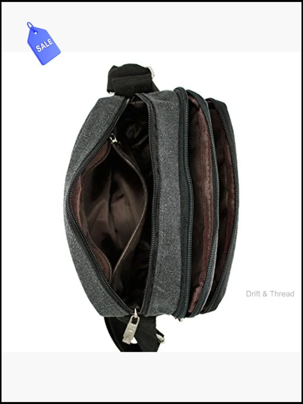 Vintage Canvas Crossbody Messenger Bag Satchel Travel Hiking